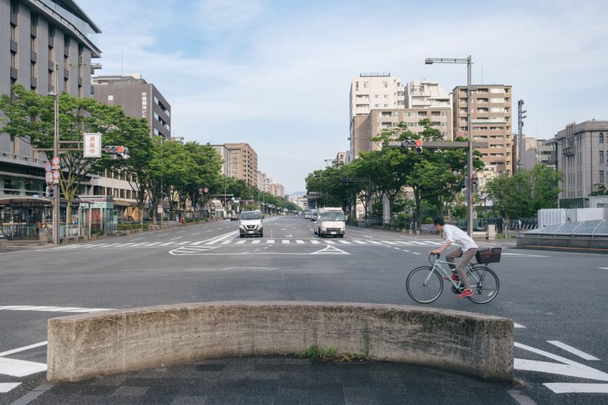 Snapshots of bicycles in Kyoto from June 2024