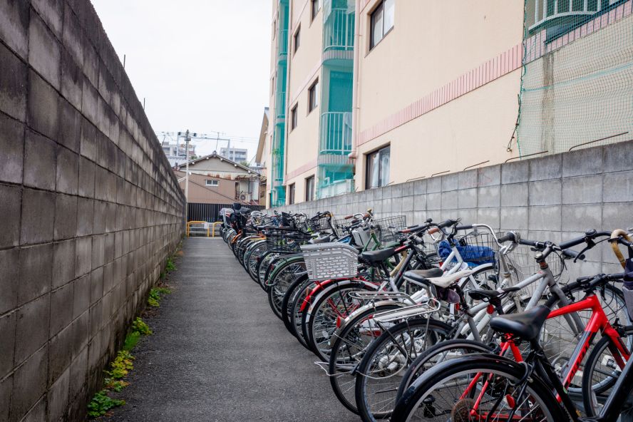 Fruit Bicycle Parking Hankyu Karasuma Station 2